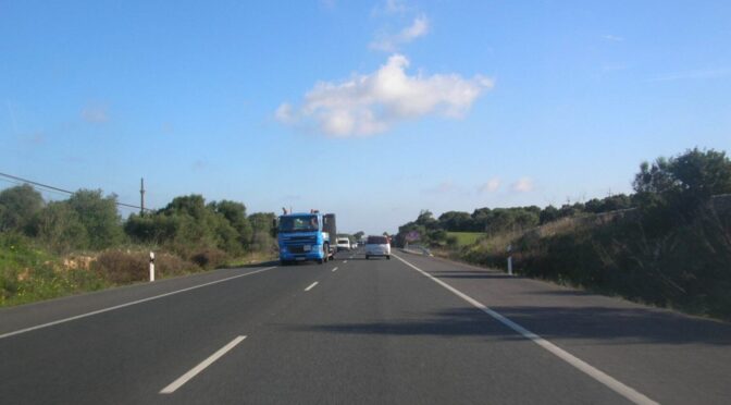 Limiting the number of vehicles (1): data from Menorca
